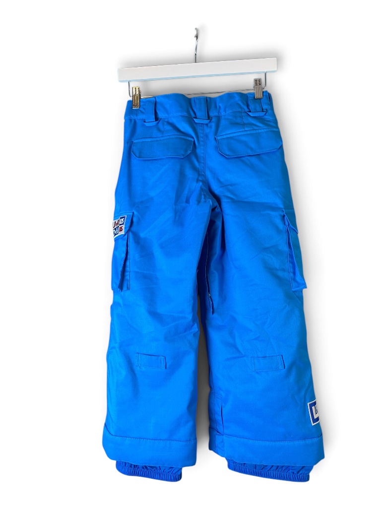 Burton Exile Cargo Boys Snowboard Pants Size S 5/6 Blue Dryride 2l Nwt — image 2 of 8